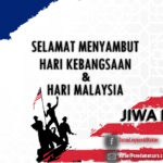 Poster Hari Kebangsaan dan Hari Malaysia 2024 dengan tema Jiwa Merdeka.
