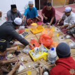 Hadirin solat hajat dan majlis kesyukuran bertarikh 30 September 2024 menjamu selera.