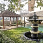 Kawasan gazebo di luar Surau Luqman Al-Hakim, One Damansara Condominium.