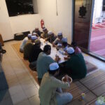 Hadirin majlis kesyukuran bertarikh 7 Disember 2024 menikmati hidangan.