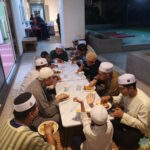 Hadirin majlis kesyukuran bertarikh 7 Disember 2024 menikmati hidangan.