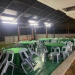 Meja dan kerusi yang disediakan untuk majlis 'Open House' 2024.