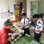 Tetamu yang teridiri daripada anggota keselamatan ODC.