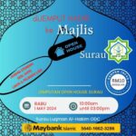 Poster Majlis Open House 2024, bertarikh 1 Mei 2024.