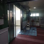 Pencucian dan servis penghawa dingin surau.